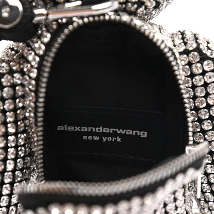 Alexander Wang Crystal Mesh Beiress Wristlet White 6 of 6