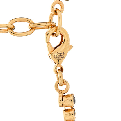 Chanel Metal Crystal CC Marquise Choker Gold 5 of 6