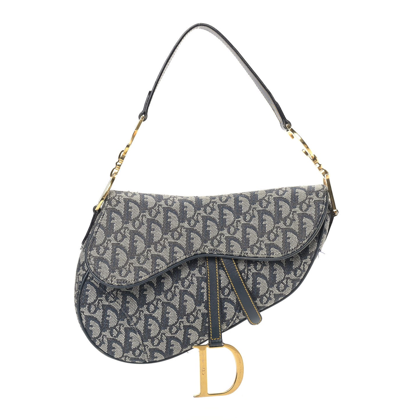 Monogram Saddle Bag Blue