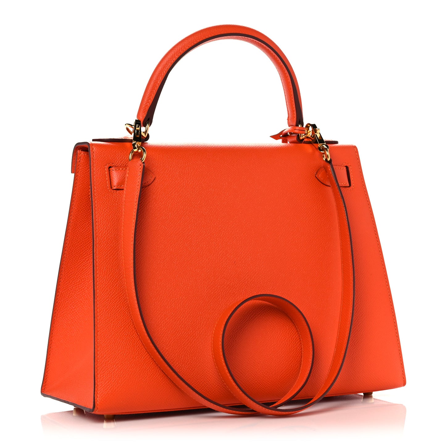 Epsom Kelly Sellier 28 Orange Poppy
