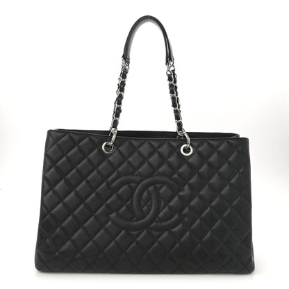Chanel Caviar Quilted XL Grand Shopping Tote GST Black 1 of 10