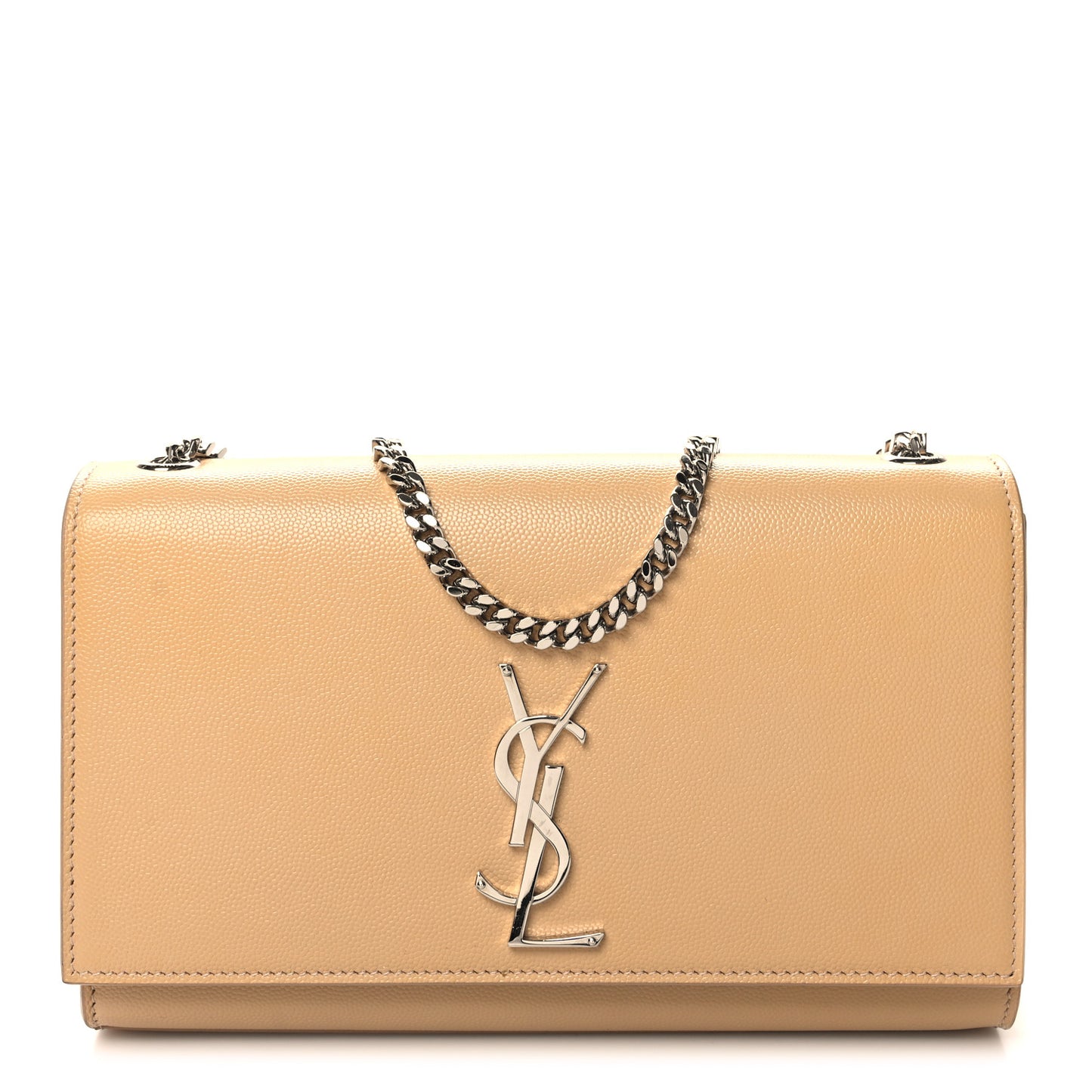 Grain De Poudre Medium Monogram Kate Satchel Dark Beige