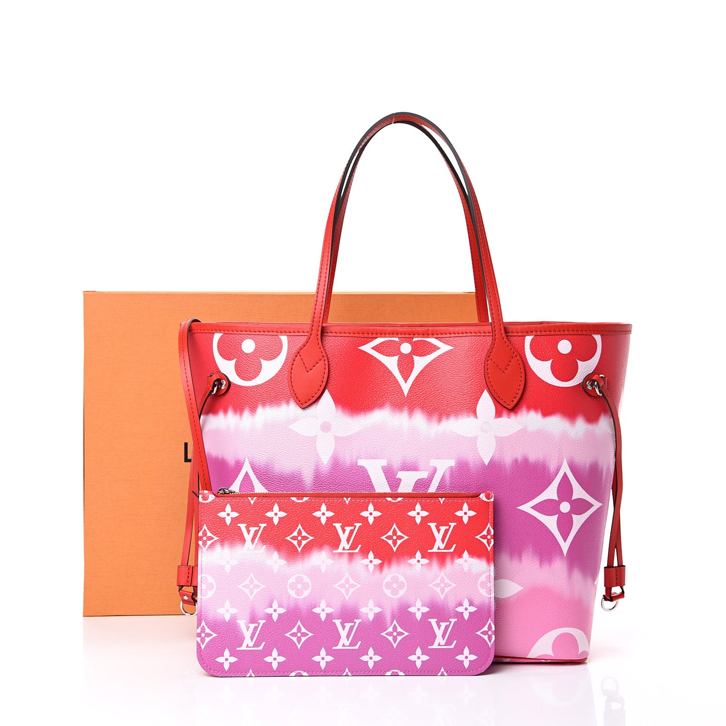 Monogram Escale Neverfull MM Rouge