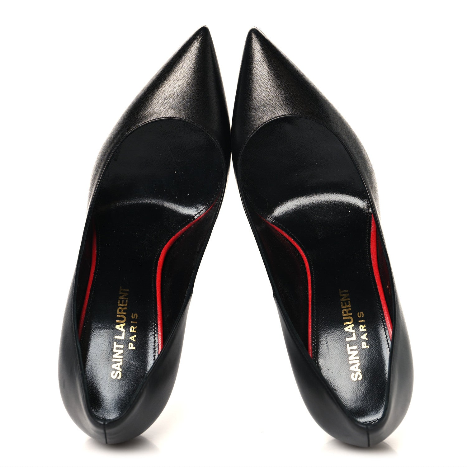 Saint Laurent Calfskin Zoe 105 Pumps 37 Black 2 of 9