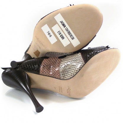 Saint Laurent Python Jasmin Heels 37 4 of 6
