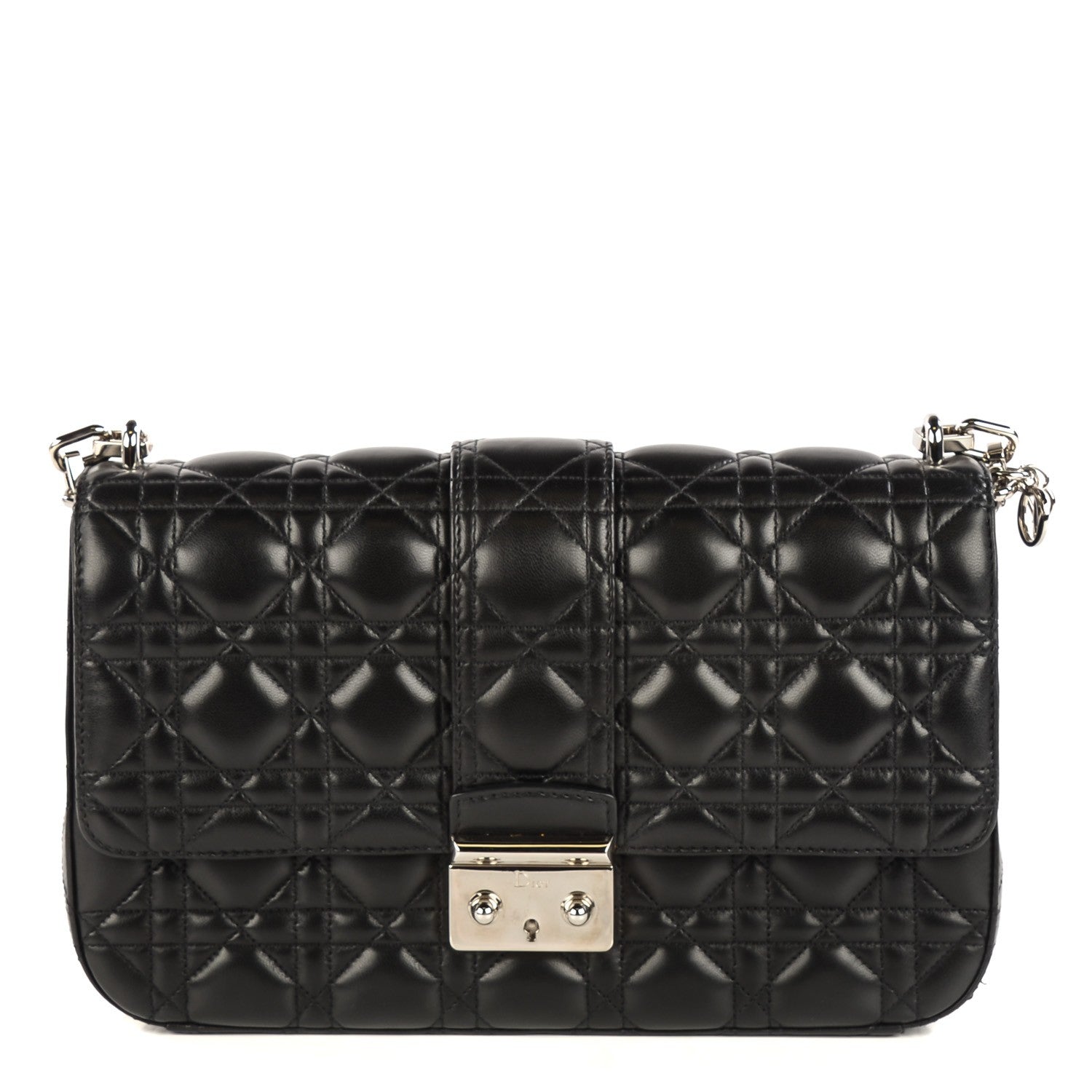 Christian Dior Lambskin Cannage Medium Miss Dior Flap Black 1 of 10