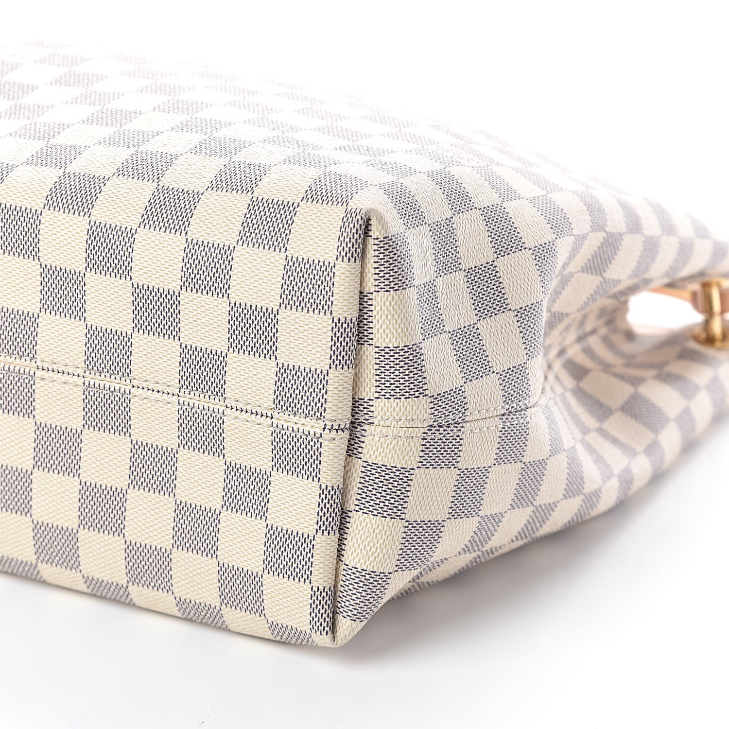 Louis Vuitton Damier Azur Graceful MM Rose Ballerine 11 of 11