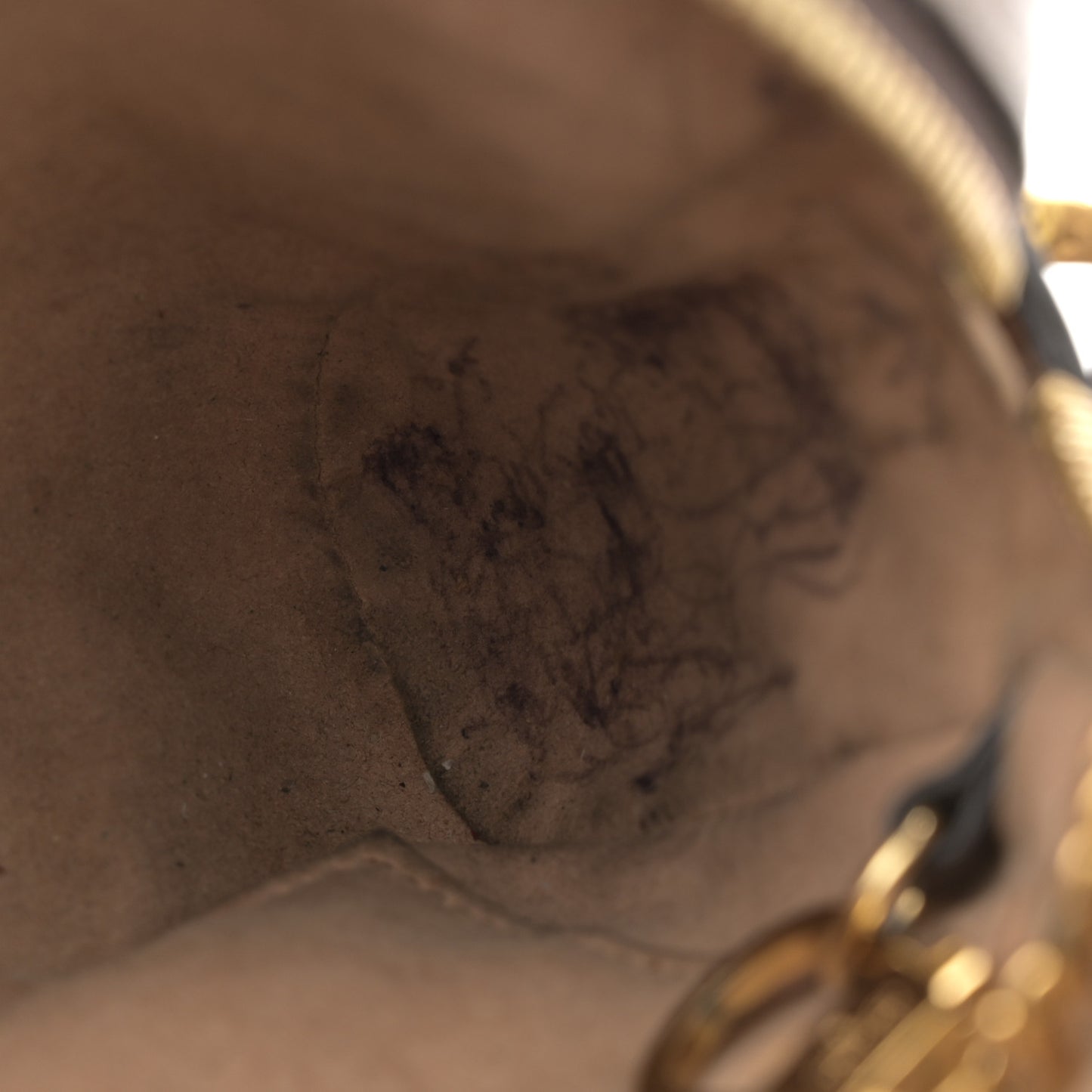 GG Supreme Monogram Web Mini Ophidia Shoulder Bag Brown