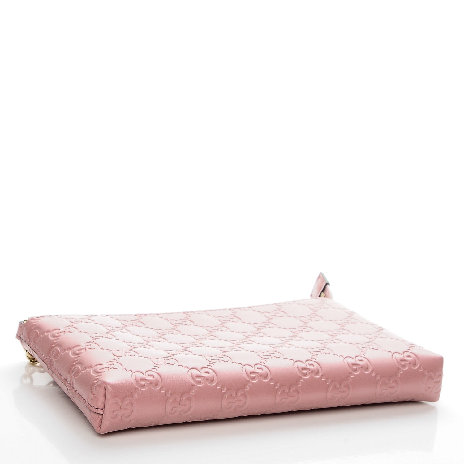Gucci Guccissima Signature Wrist Wallet Rose Baby Candy 4 of 7