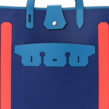 Hermes Canvas Calfskin Petit H Monsieur B Bag 7 of 10