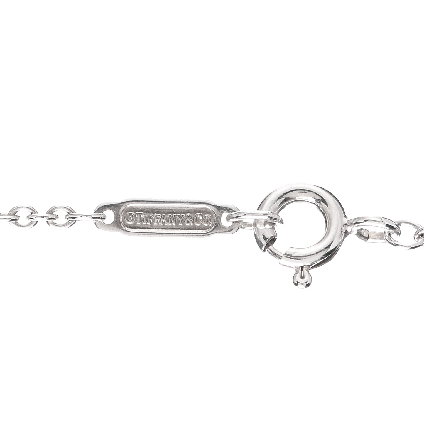 Sterling Silver 1837 Interlocking Circles Lariat Necklace