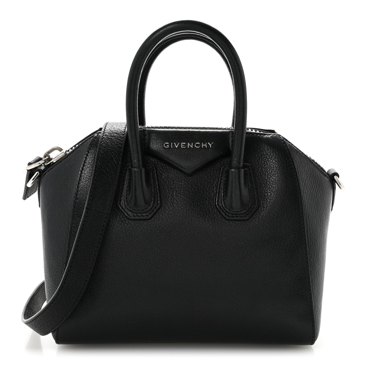 Sugar Goatskin Mini Antigona Black