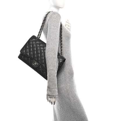 Chanel Caviar Quilted Maxi Double Flap Black 2 of 11