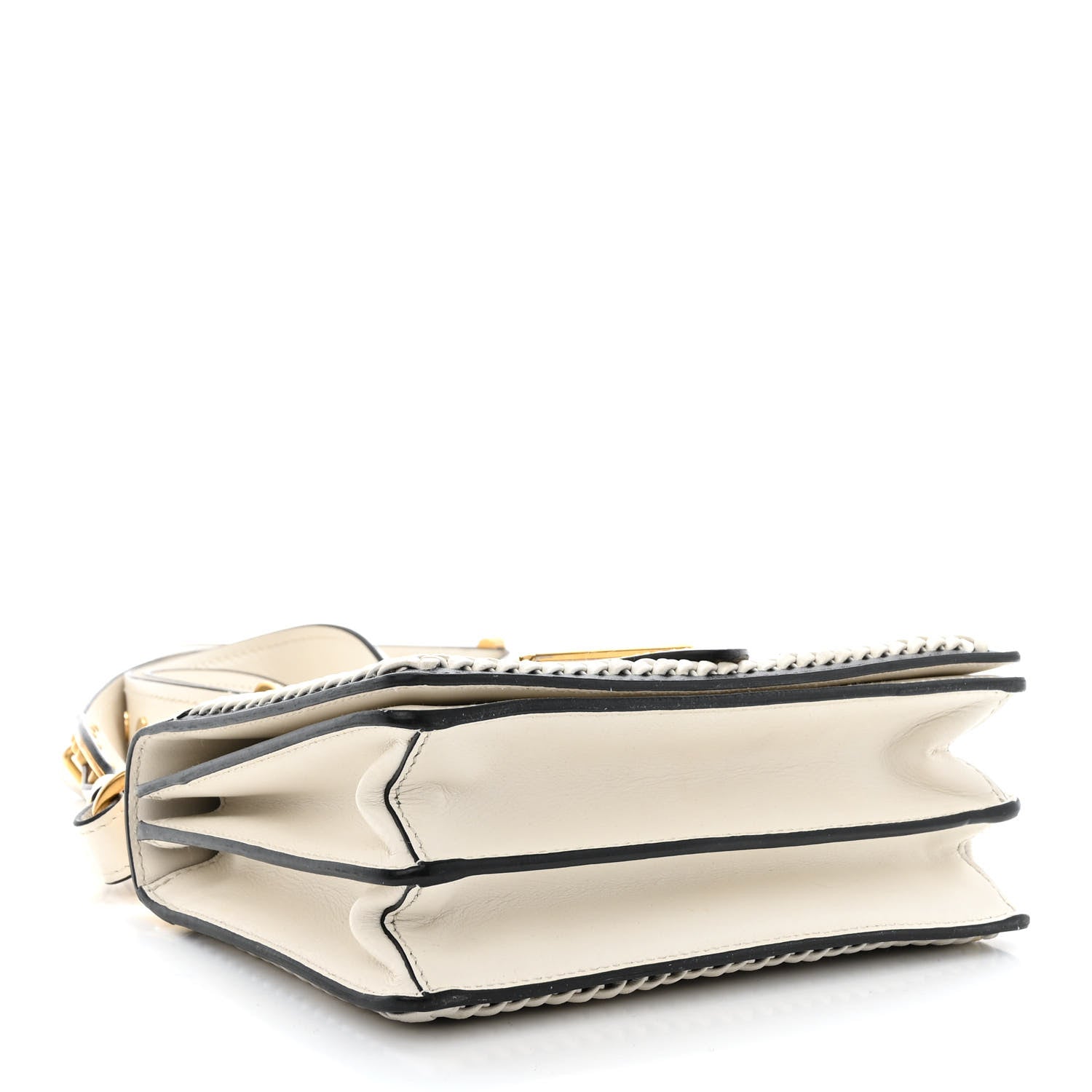 Prada City Calf Raffia Saffiano Cahier Bag Naturale White 4 of 11