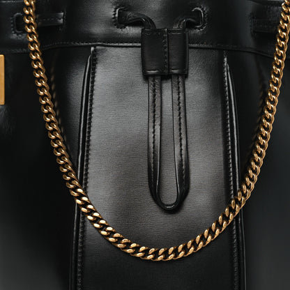 Saint Laurent Smooth Calfskin Small Talitha Bucket Bag Black 8 of 10