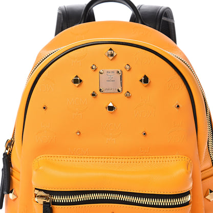MCM Odeon Studded Small Backpack Orange 9 of 9