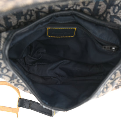 Christian Dior Monogram Saddle Bag Blue 5 of 16