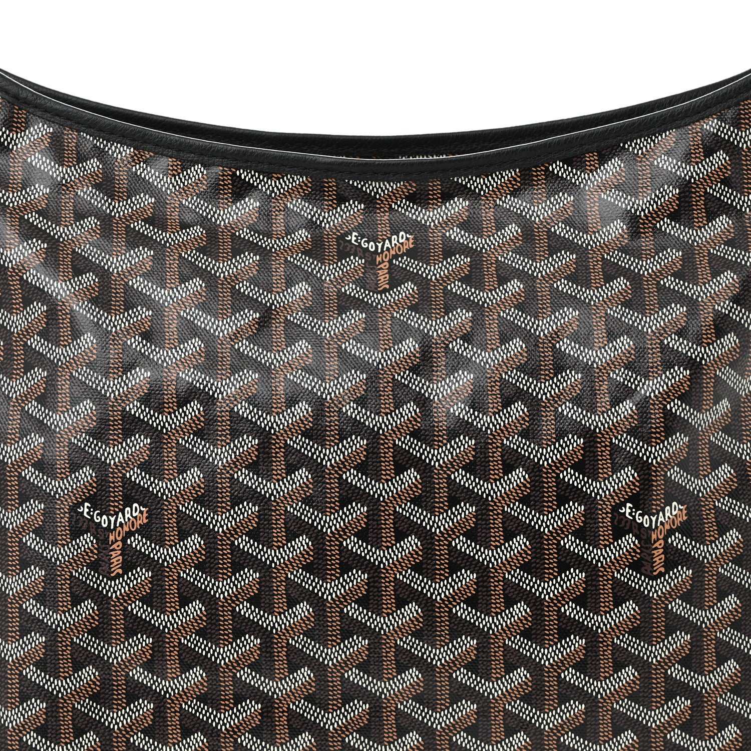 Goyard Goyardine Boheme Hobo Black 9 of 11