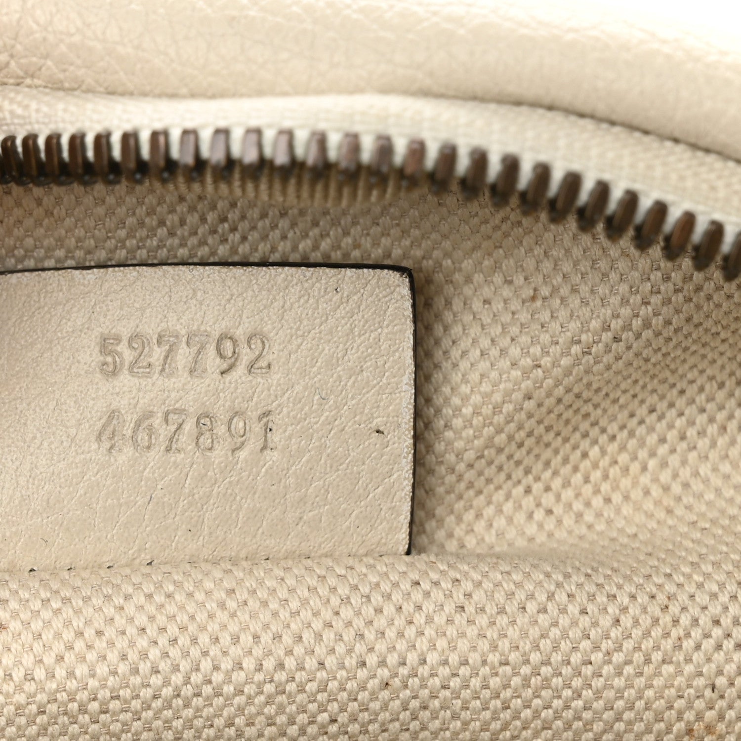 Gucci Grained Calfskin Small Logo Belt Bag White 7 of 10