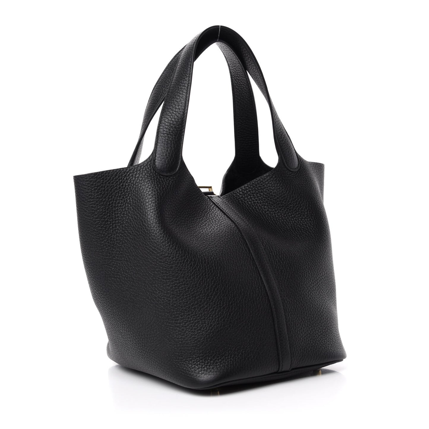 Taurillon Clemence Picotin Lock 22 MM Black