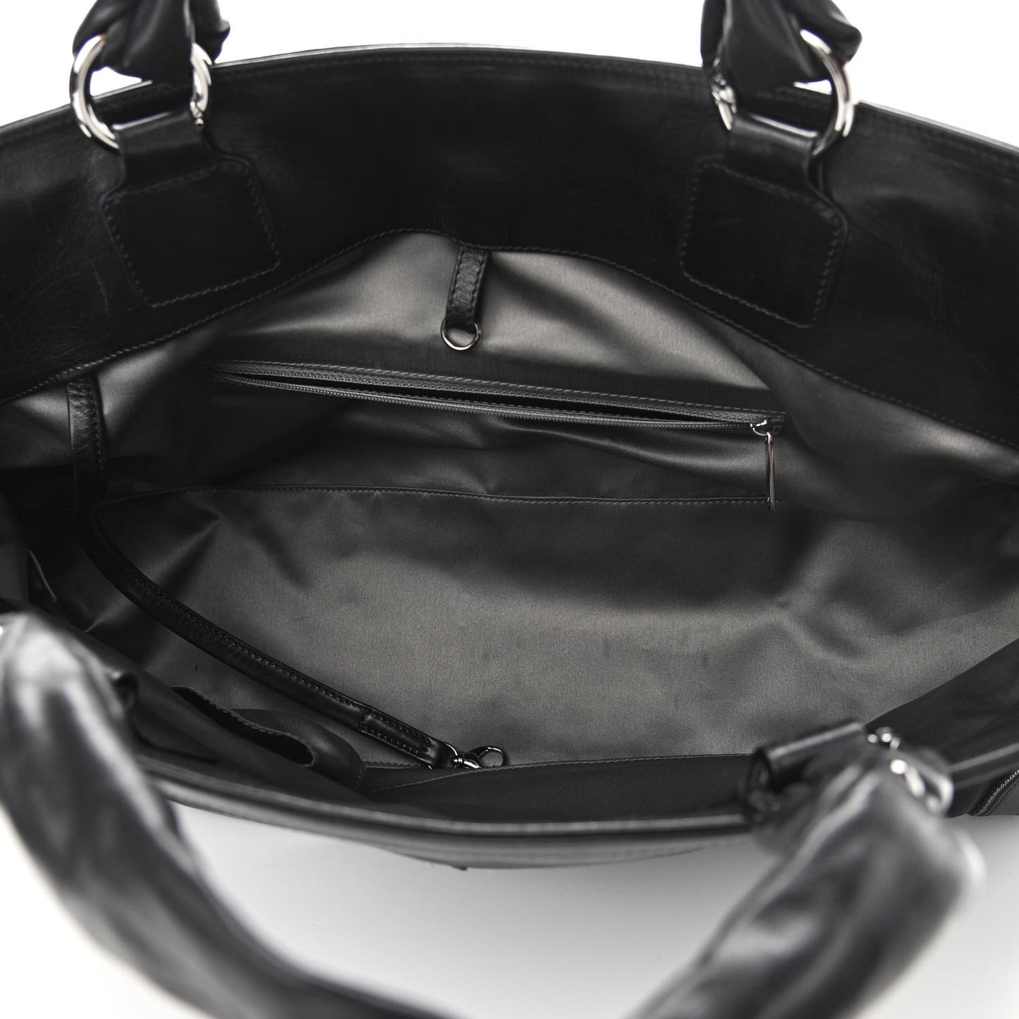 Lambskin East West Soho Shopper Black