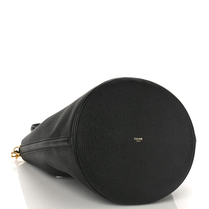 Celine Supple Grained Calfskin Bucket 16 Bag Black 5 of 8