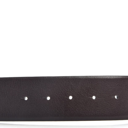 Chanel Calfskin CC Belt 80 32 Dark Brown 4 of 4