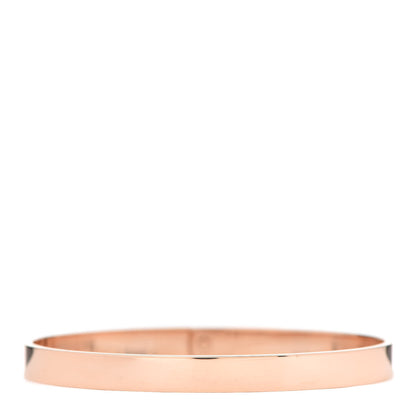 Hermes 18K Rose Gold Diamond PM Kelly Pave Bracelet SH 3 of 6