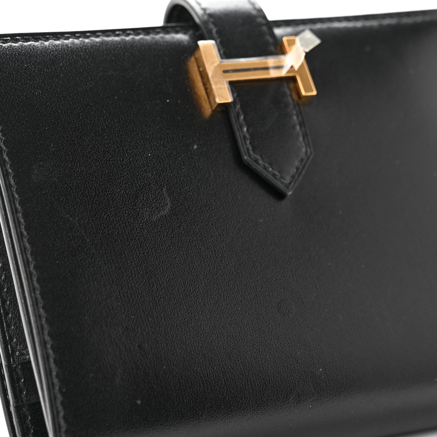Hermes Box Bearn Compact Wallet Black 7 of 8
