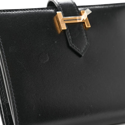 Hermes Box Bearn Compact Wallet Black 7 of 8