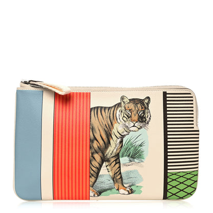 Hermes Swift Grand Theatre Nouveau Carre Long Pocket Pouch Nata Multicolor 1 of 12