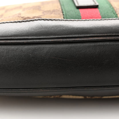 Gucci Monogram Web Small Jackie O Hobo Dark Brown 17 of 18