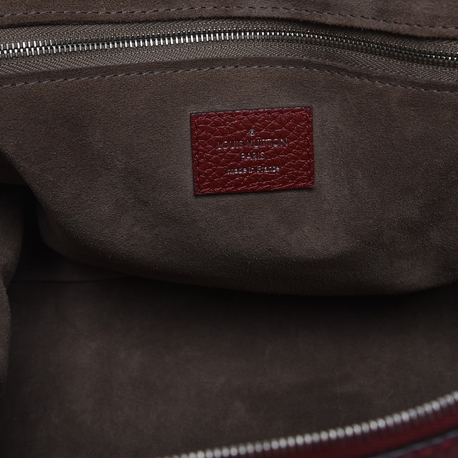 Louis Vuitton Cuir Taurillon Soft Lockit PM Griotte 7 of 11