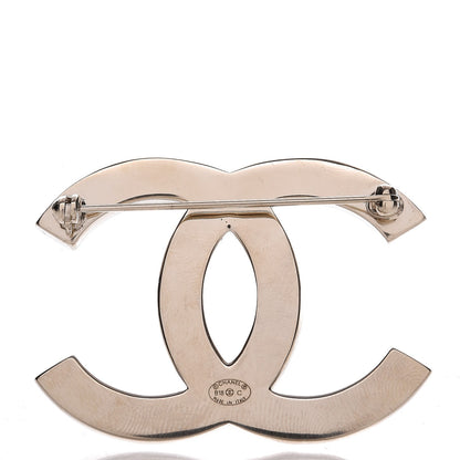 Chanel Baguette Crystal Quilted CC Brooch Gold 3 of 5