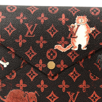 Louis Vuitton Catogram Kirigami Pochette Set Marron White Black 11 of 12