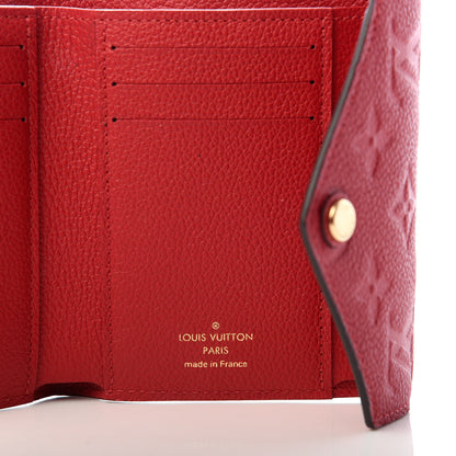 Louis Vuitton Empreinte Victorine Wallet Scarlet 6 of 6