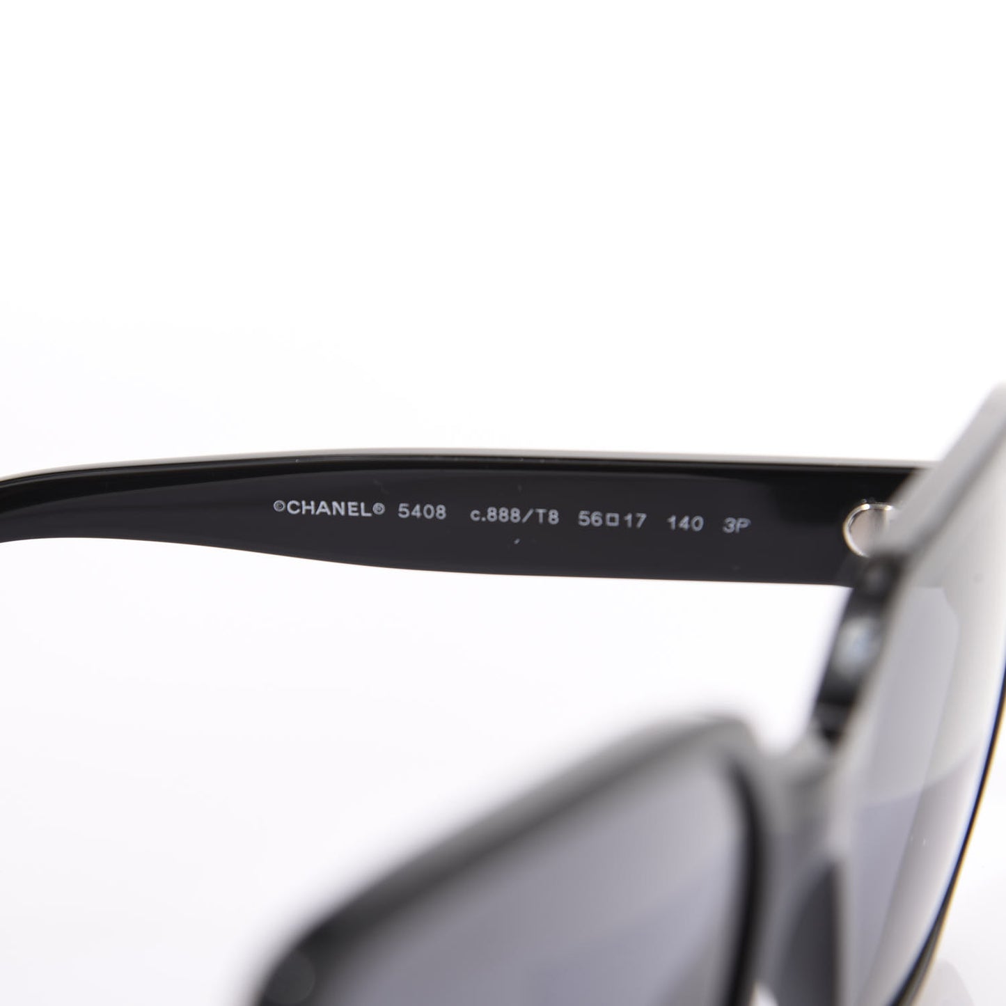 Acetate Polarized Square Sunglasses 5408 Black