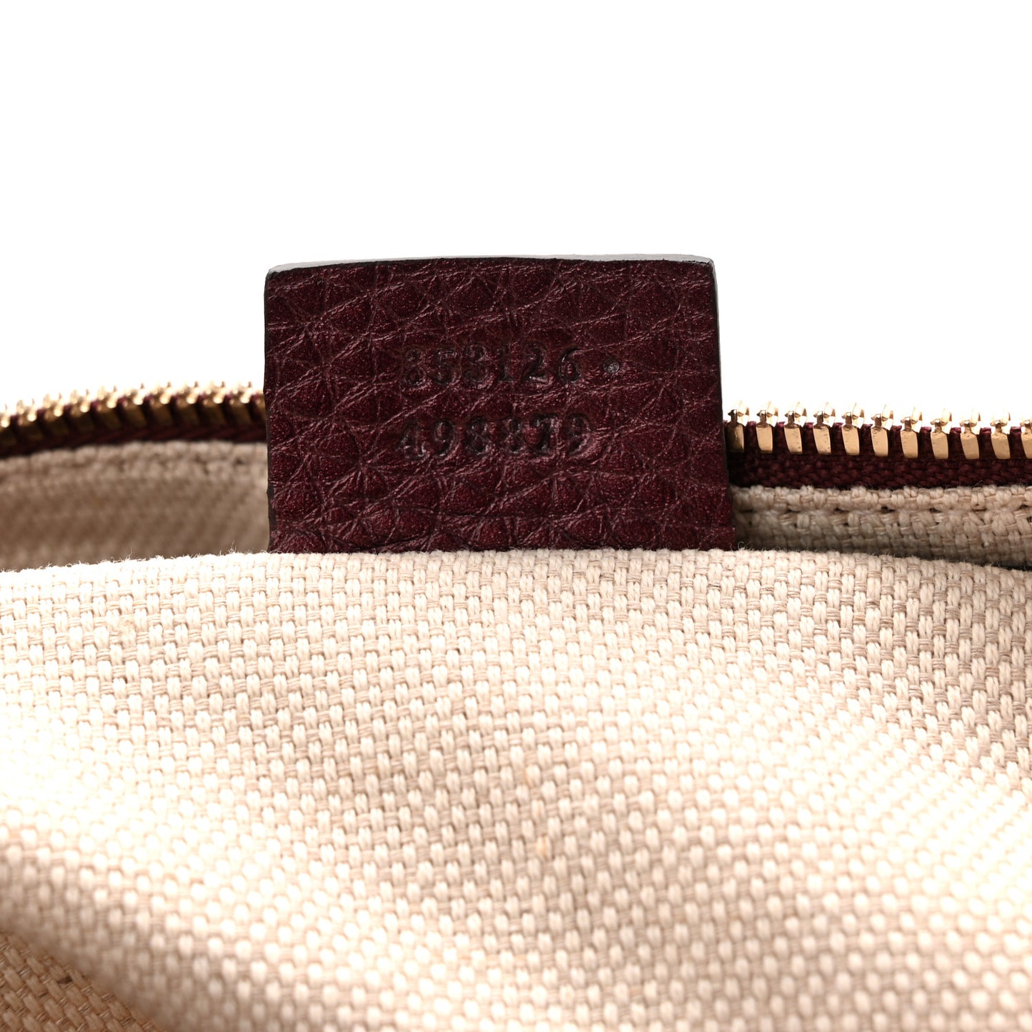 Metallic Cellarius Calfskin Medium Soho Bowler Classic Burgundy