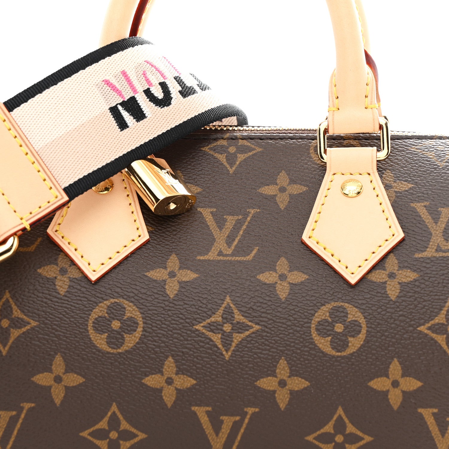 Louis Vuitton Monogram Speedy Bandouliere 20 Black 7 of 10
