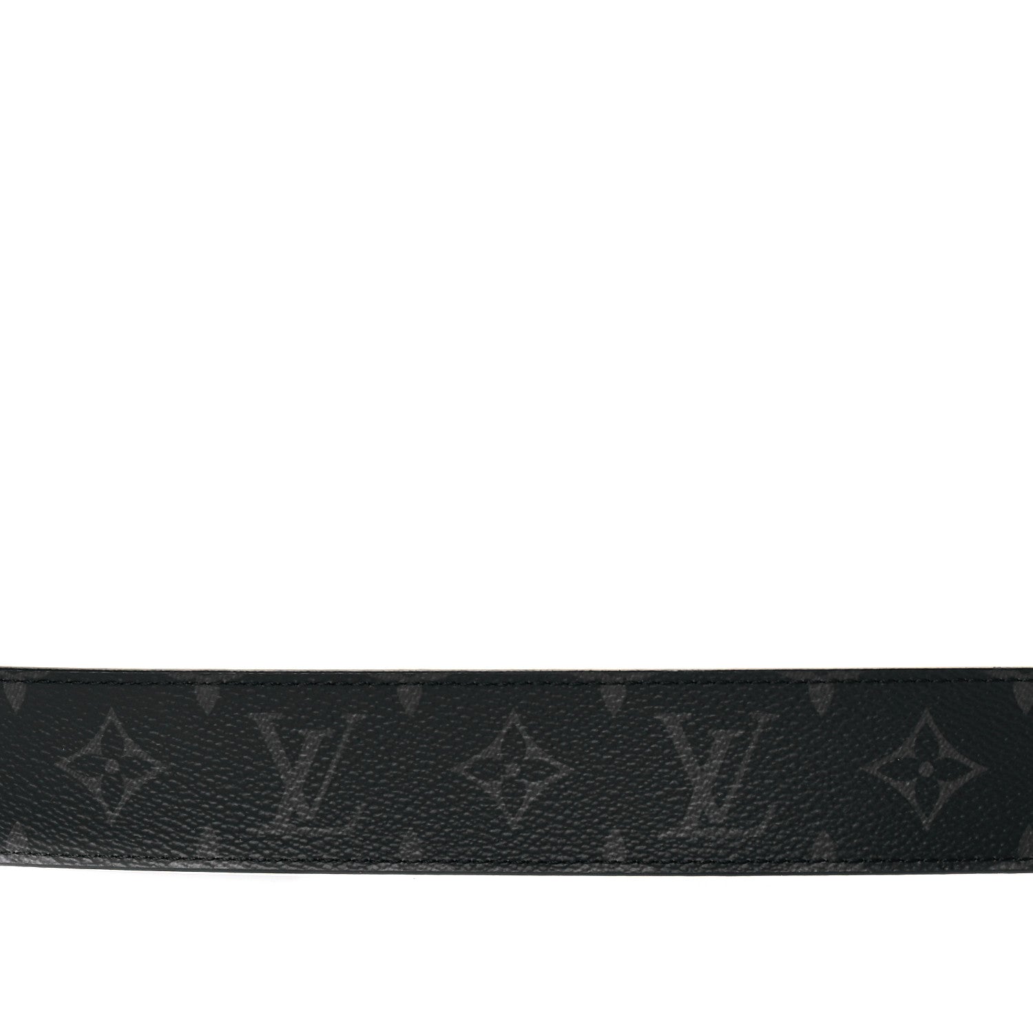 Louis Vuitton Monogram Eclipse Taigarama 40mm LV Initiales Reversible Belt 80 32 Black 6 of 7