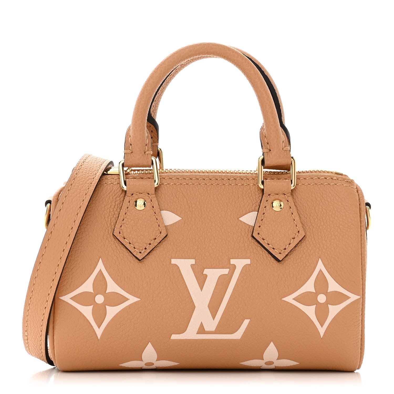 Louis Vuitton Empreinte Monogram Giant Nano Speedy Arizona Creme 1 of 10