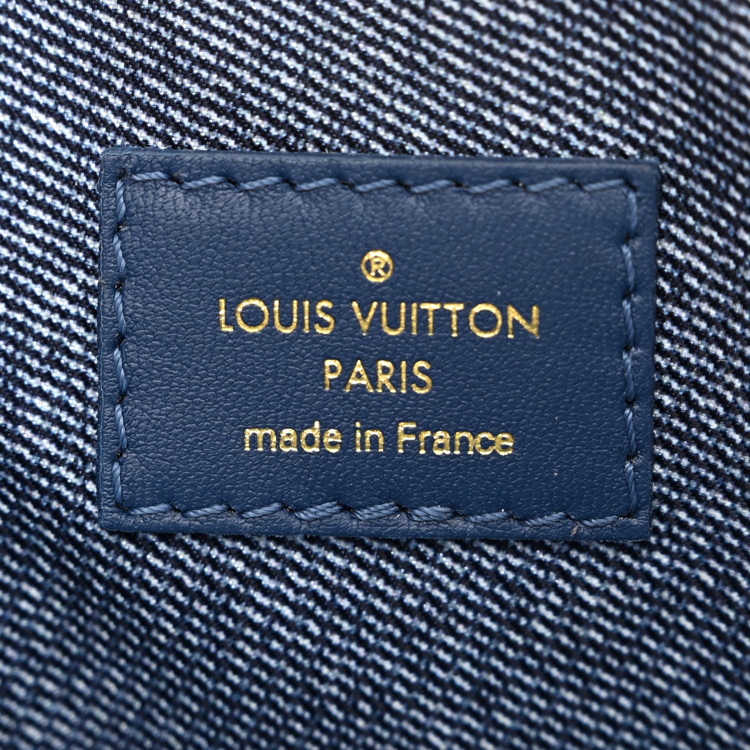 Louis Vuitton Lambskin Embossed Monogram Coussin PM Denim Blue 8 of 12