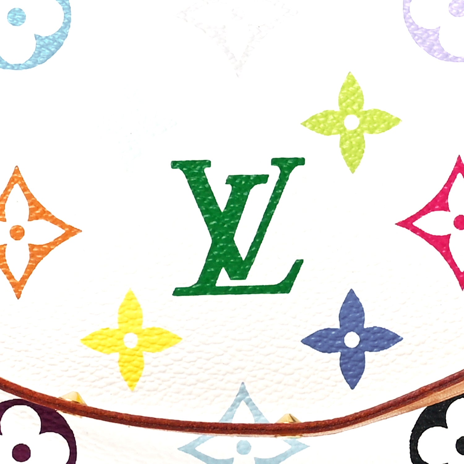 Louis Vuitton Monogram Multicolor Pochette Accessories White 8 of 11