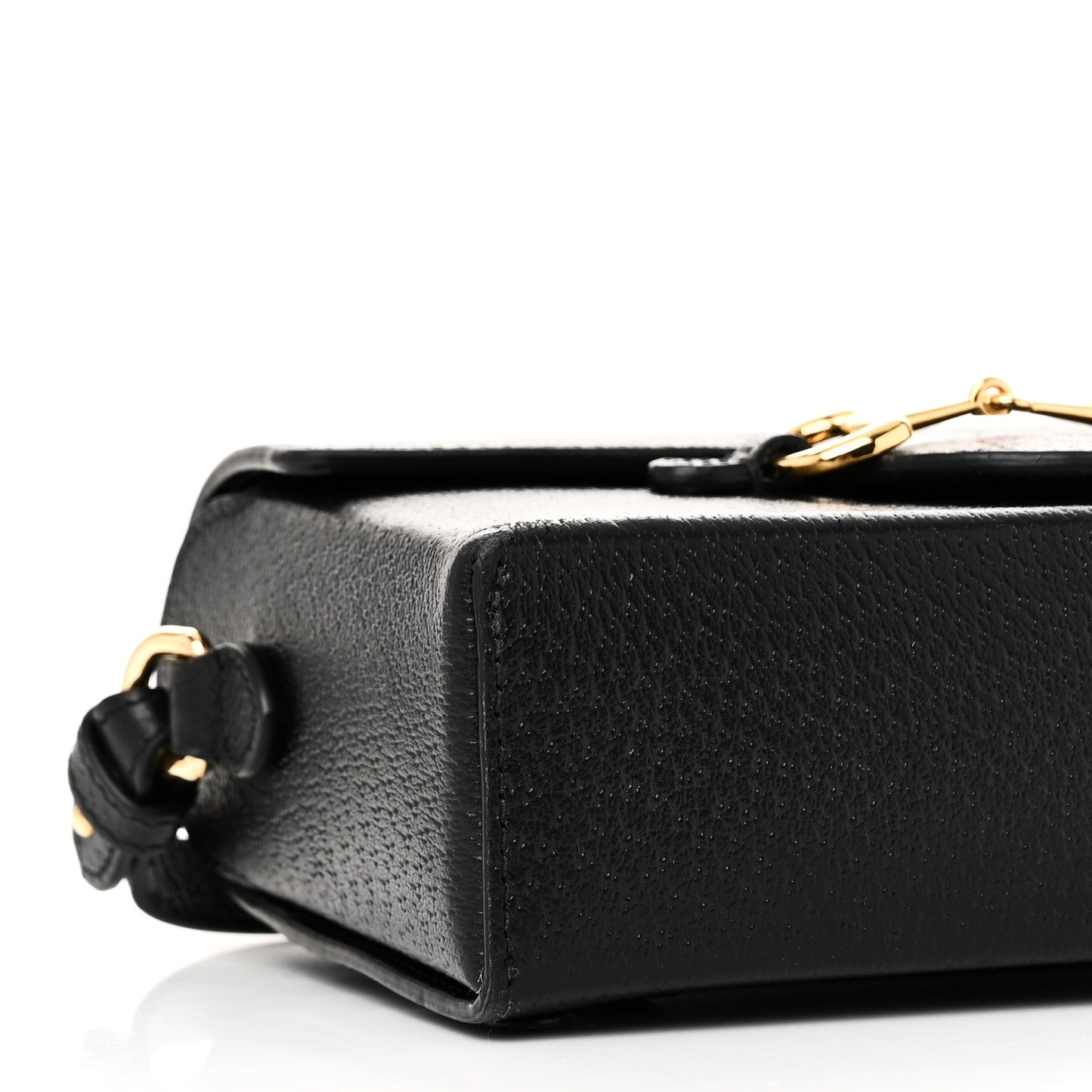 Calfskin Horsebit 1955 Shoulder Bag Black