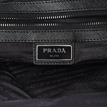 Prada X JAMES JEAN Tessuto Nylon Patch Shopping Tote Black 6 of 17