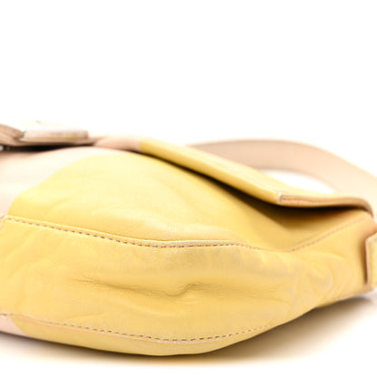 Fendi Nappa Baguette Pink Yellow 10 of 12