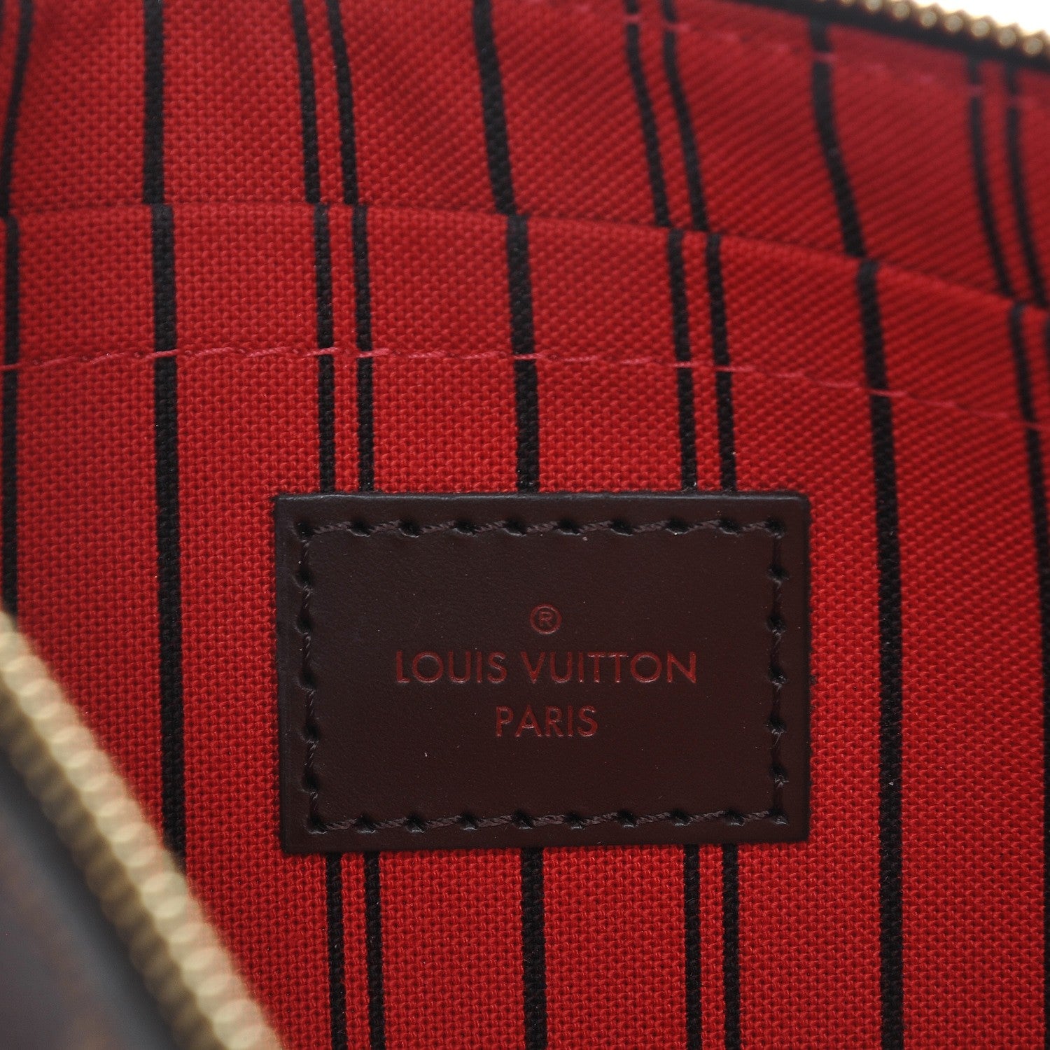 Louis Vuitton Damier Ebene Neverfull MM GM Pochette 6 of 8