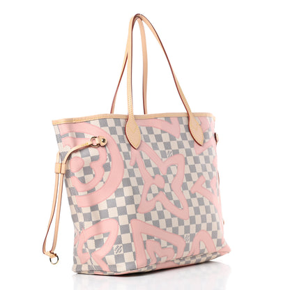 Louis Vuitton Damier Azur Tahitienne Neverfull MM 4 of 12