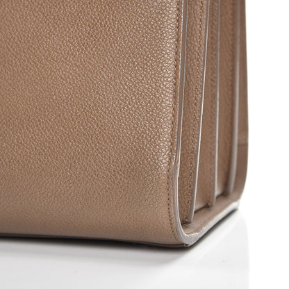 Saint Laurent Grained Calfskin Small Sac De Jour Dark Beige 16 of 19