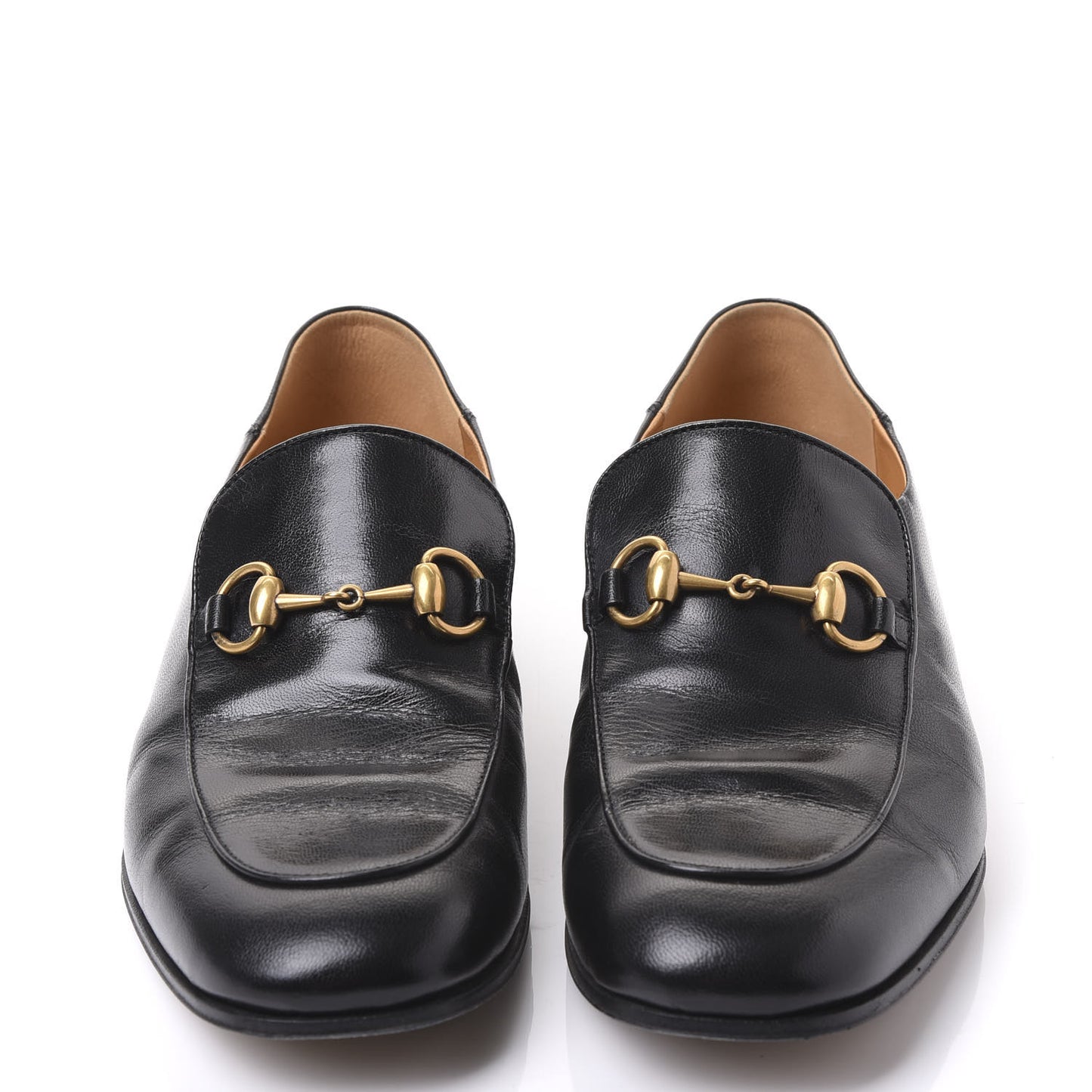 Goatskin Mens Horsebit Loafers 8.5 Black